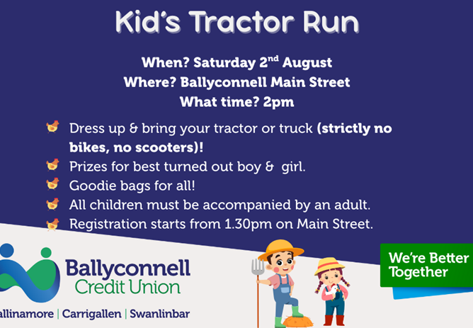 Kid's Tractor Run 2025 Information