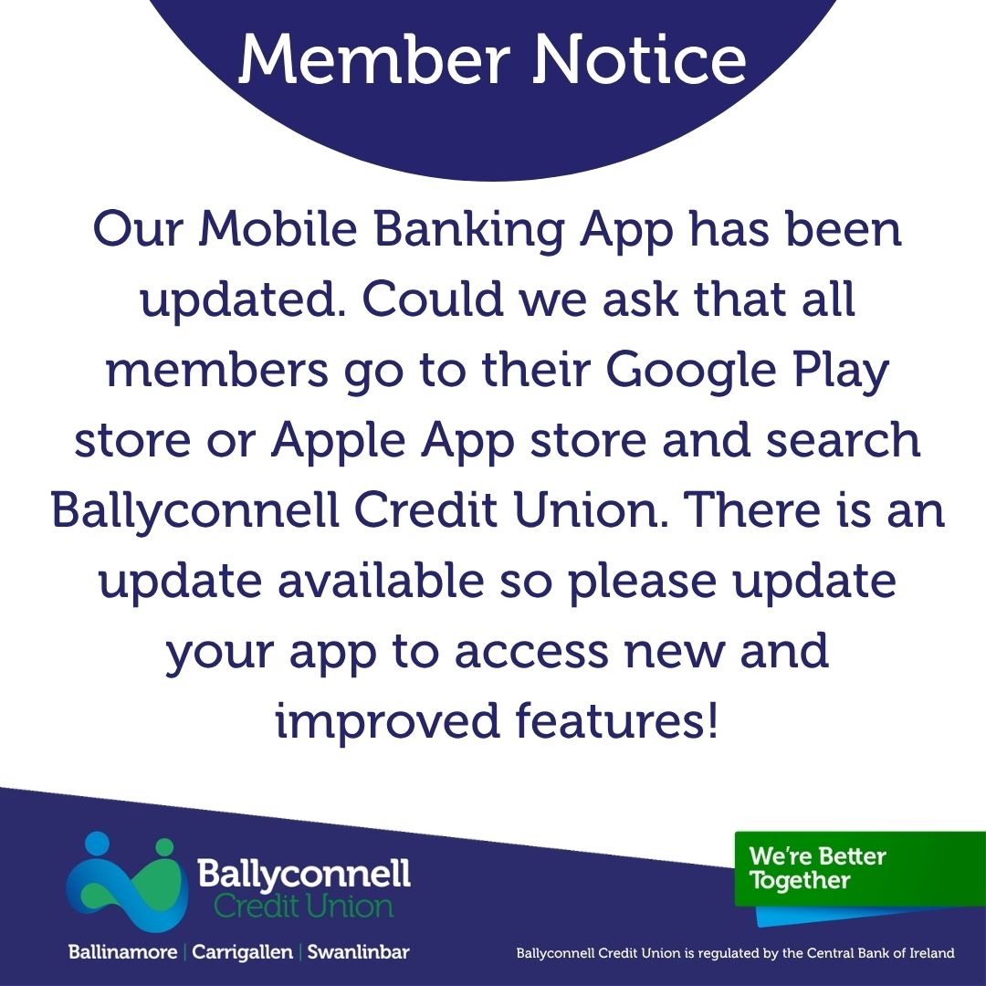 Mobile Banking app Update