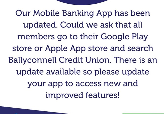 Mobile Banking app Update