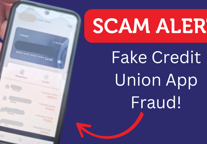 New Fake Credit Union Scam Alert